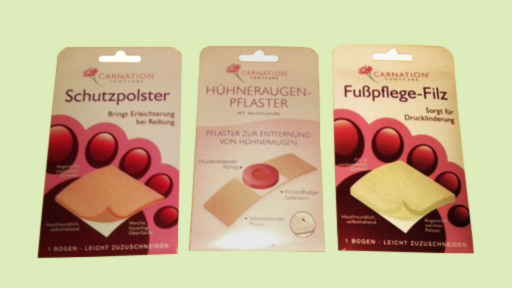 Carnation Fusspflegeprodukte
