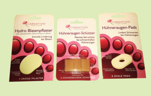 Carnation Fusspflegeprodukte